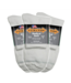 Extra Wide Sock Company Inverted Toe Seam Medical Sock  Med white crew  #5850