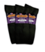 Extra Wide Sock Company Comfort Fit Athletic Quarter length Sock XL Black #8651