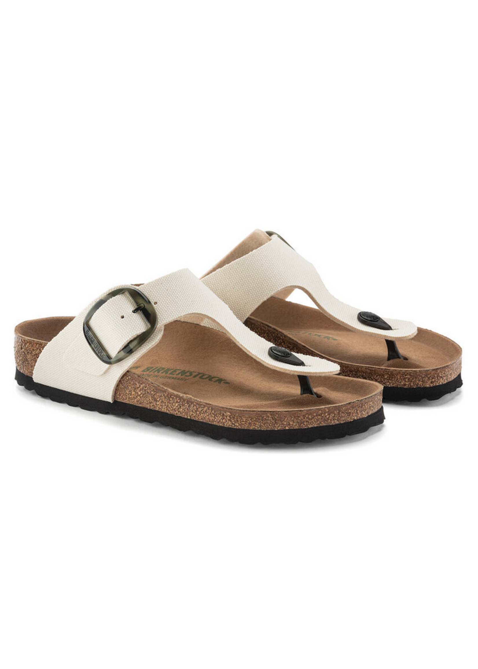 Birkenstock Women's Gizeh Vegan Big Buckle Eggshell Sandal