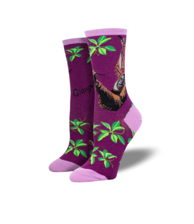 Socksmith Cotton Crew Wnc3186 Orangutan