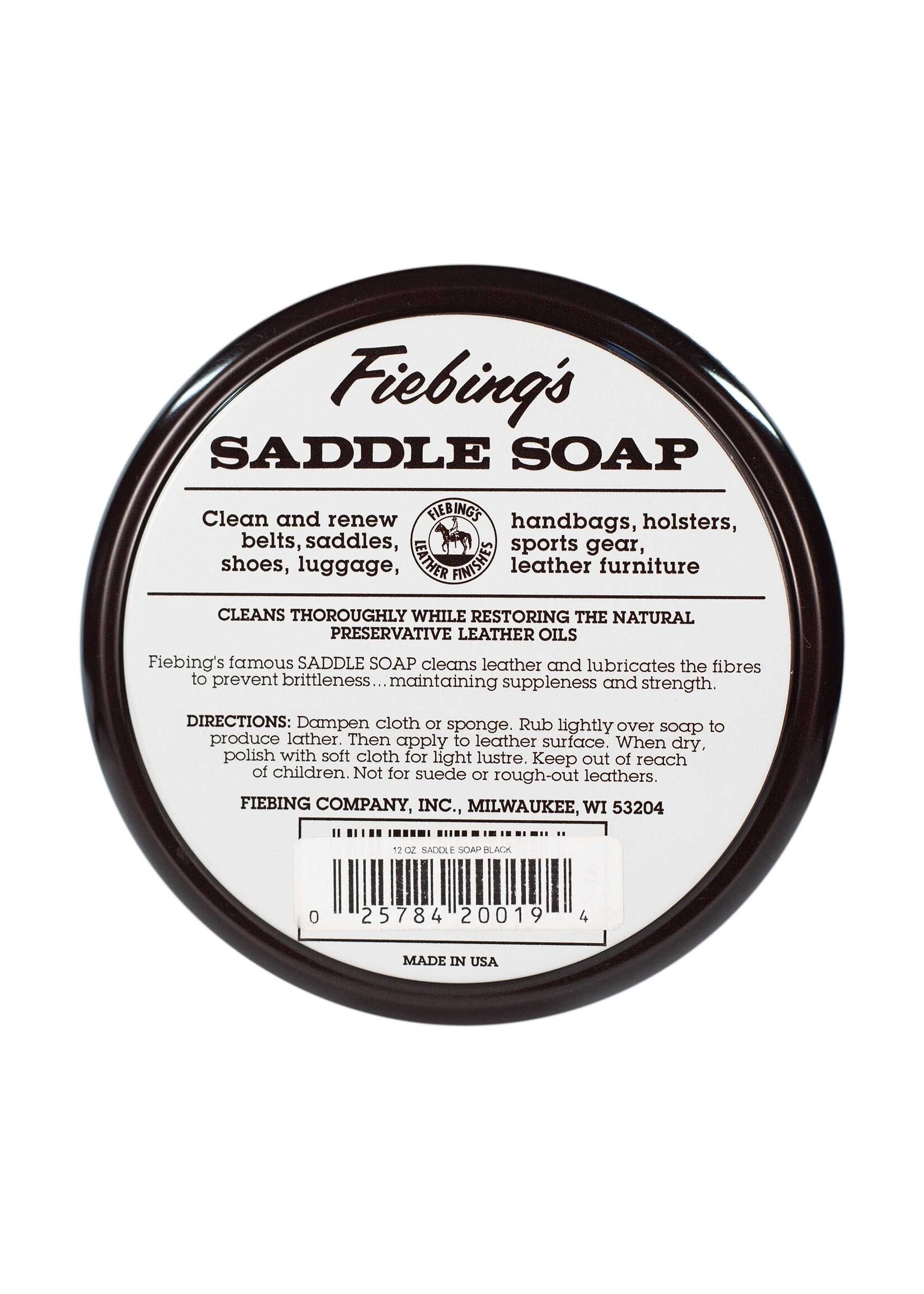 fiebinq's Saddle Soap 3.5oz