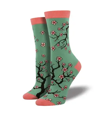 Socksmith WBN557-LJG Cherry Blossoms