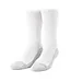 Extra Wide Sock Company Loose Fit Stay Up Medium Crew Sock White #780