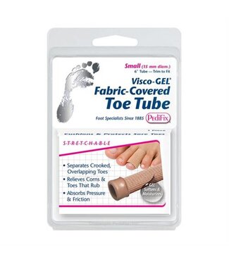 Pedifix p1202 Visco Gel Fabric Covered Toe Tube