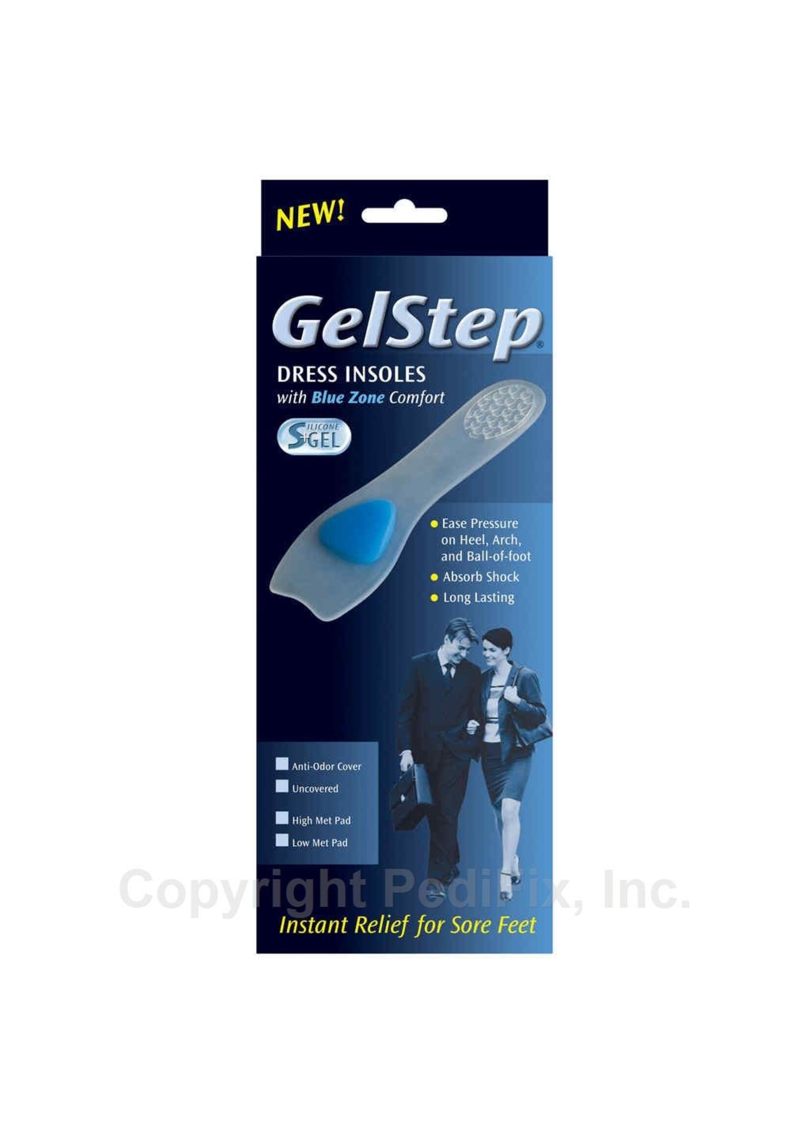 Pedifix Gel Step Dress Insole #7029
