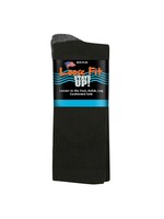 Extra Wide Sock Company Loose Fit Stays Up Small Black Crew Sock #771