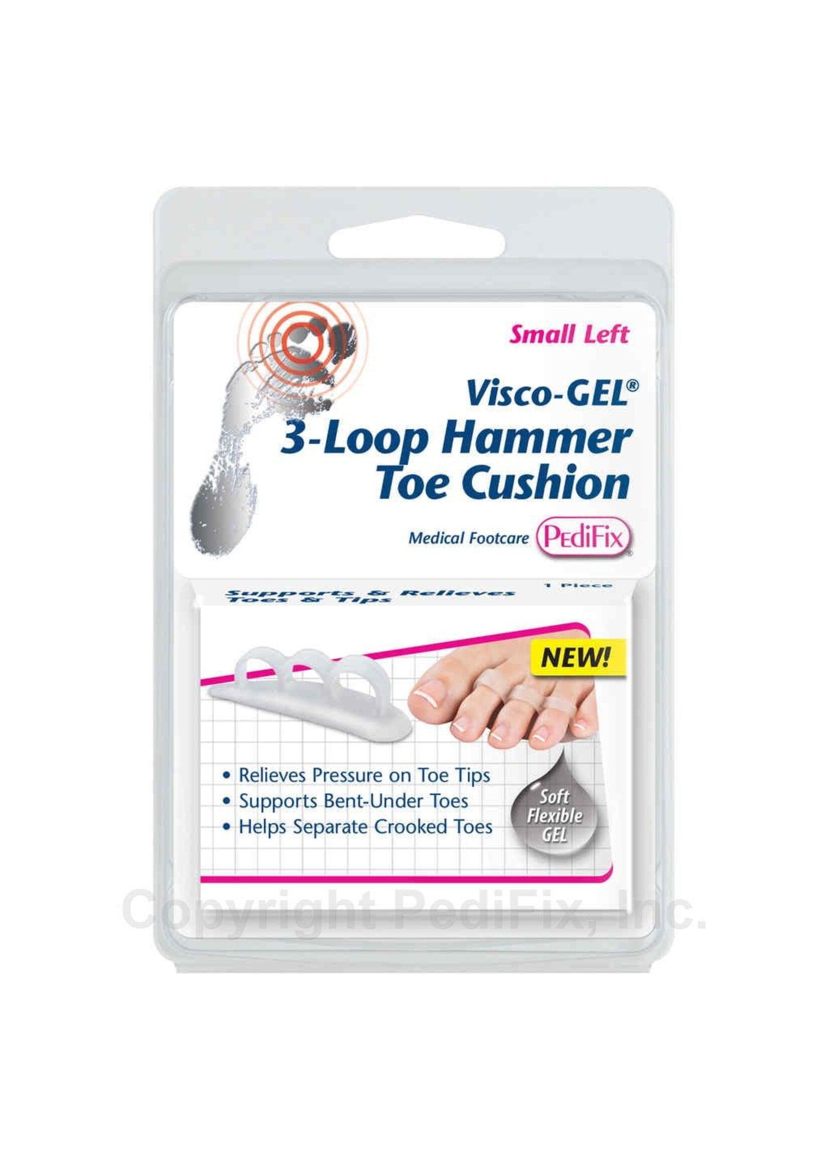 Pedifix Visco Gel 3-Loop Hammer Toe Cushion P1036