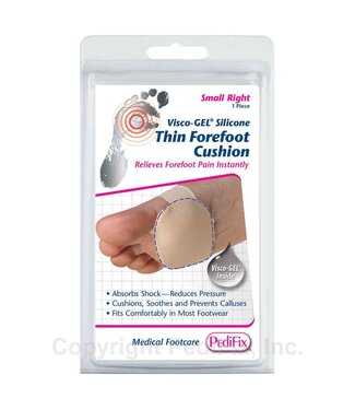 Pedifix Visco Gel Silicone Thin Forefoot Cushion  P1321