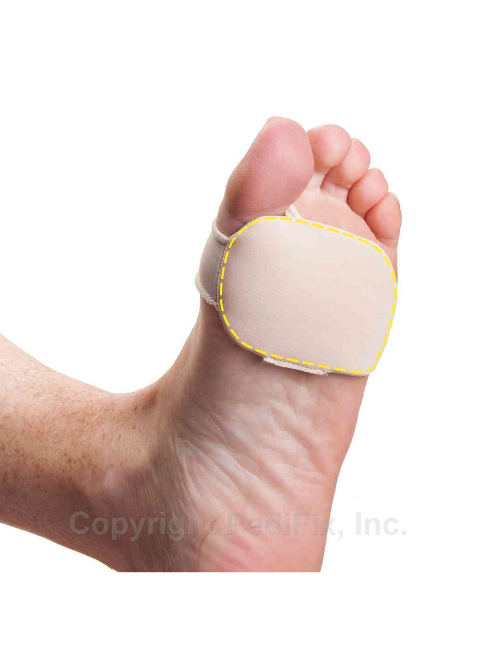 Pedifix Visco Gel Silicone Thin Forefoot Cushion 1324