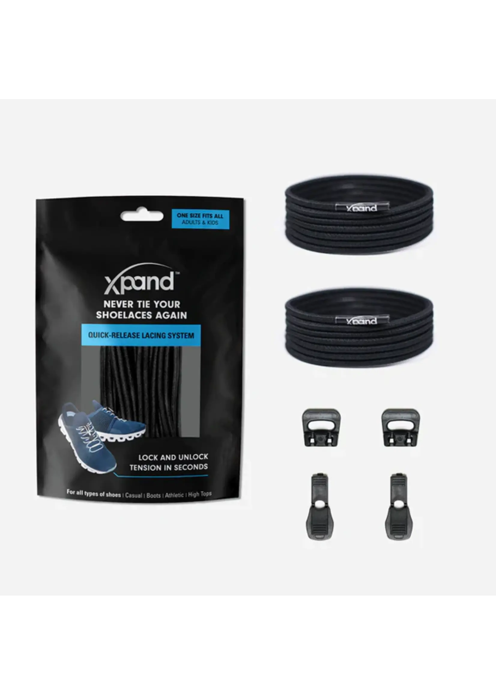 Xpand Laces Round Quick-Release Lacing System