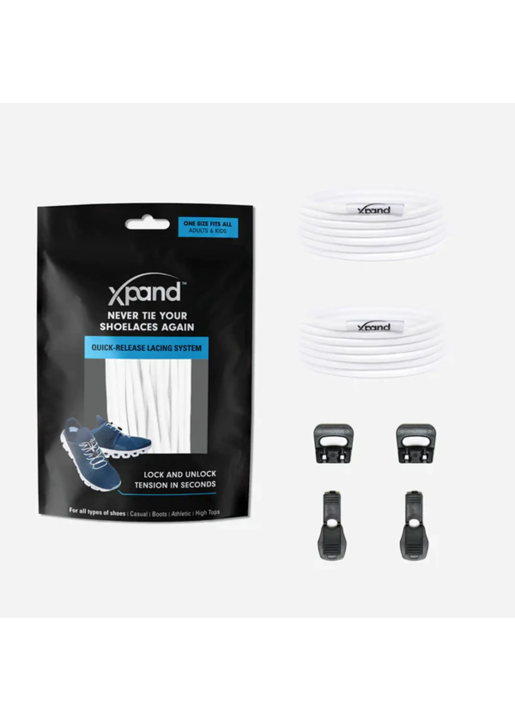 Xpand Laces Round Quick-Release Lacing System