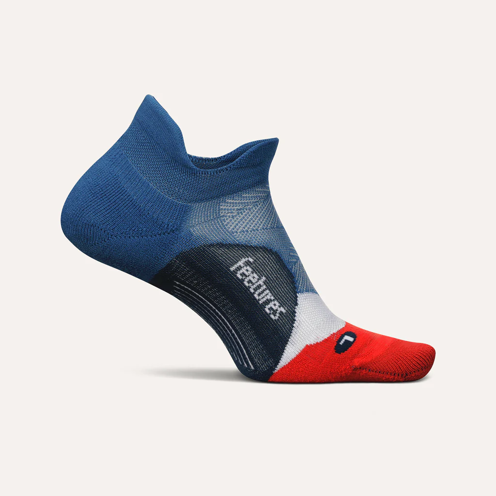 Chaussettes Feetures Ultra Légères No-Show-Tab - Bleu Royal - Taille Homme XL