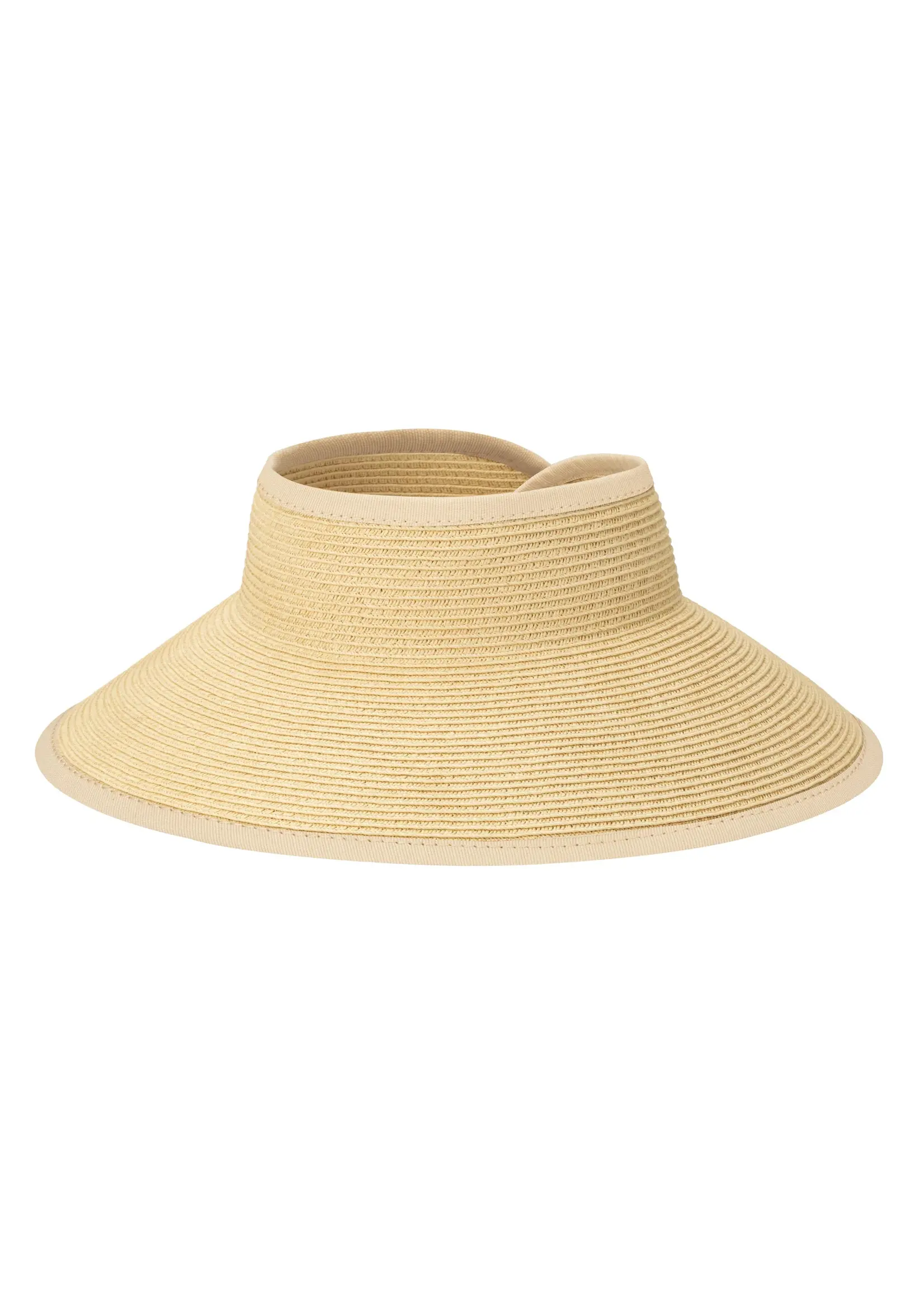 San Diego Hat Shimmer Ultrabraid Mini Roll Up Visor UBV064