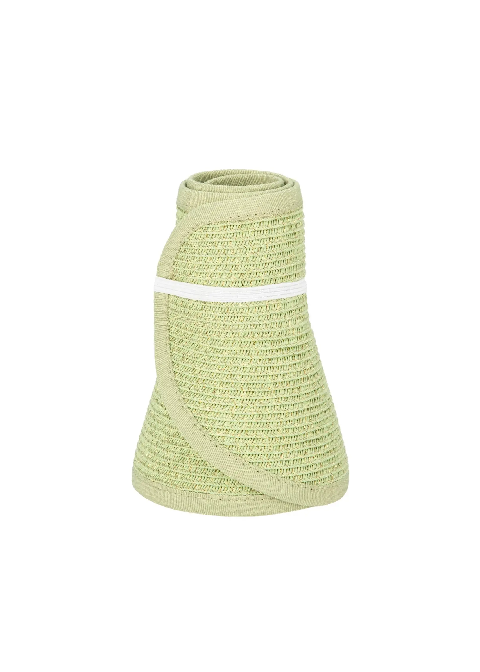 San Diego Hat Shimmer Ultrabraid Mini Roll Up Visor UBV064