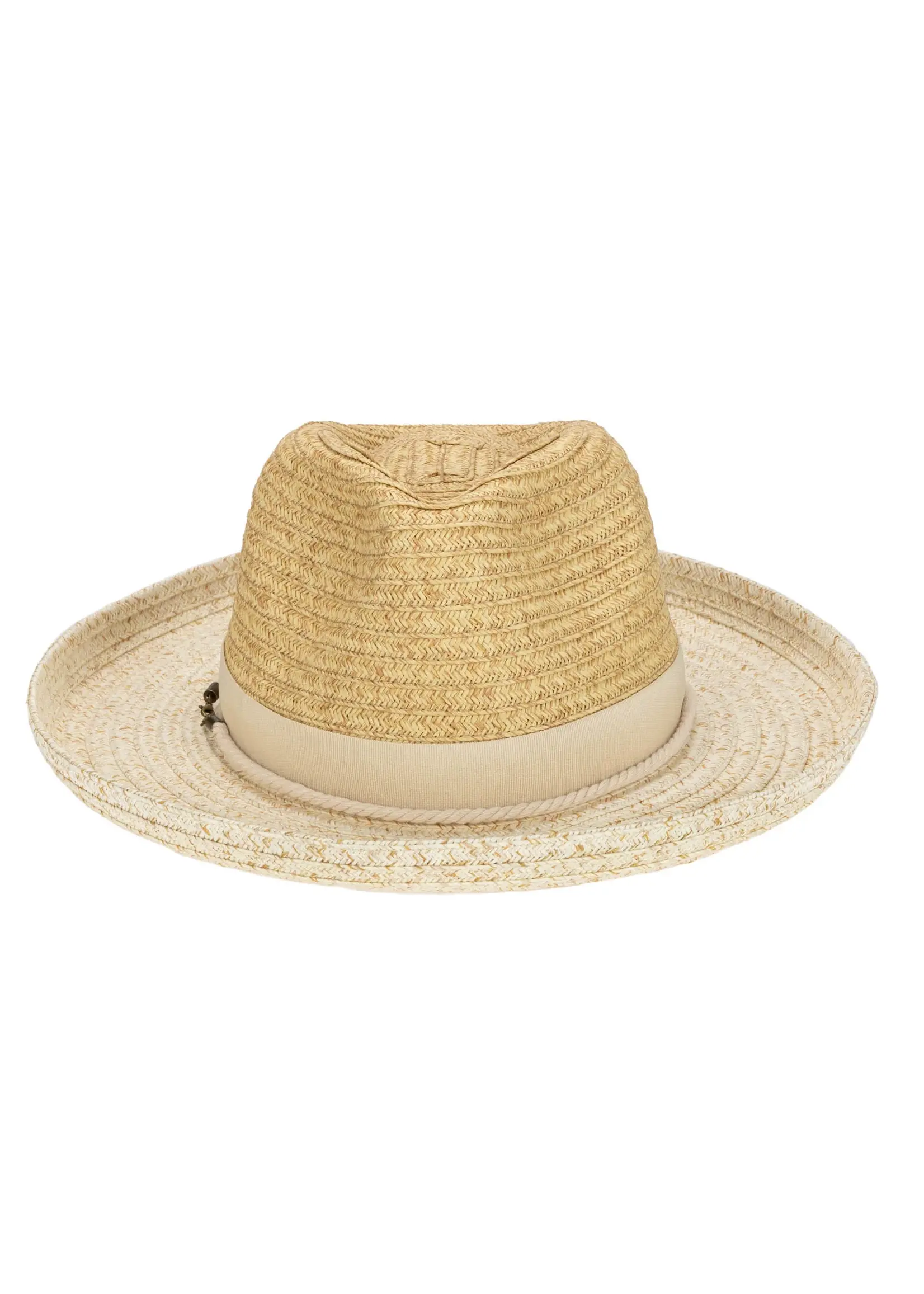 San Diego Hat Ultrabraid Two Tone Rolled Brim Fedora UBF1202