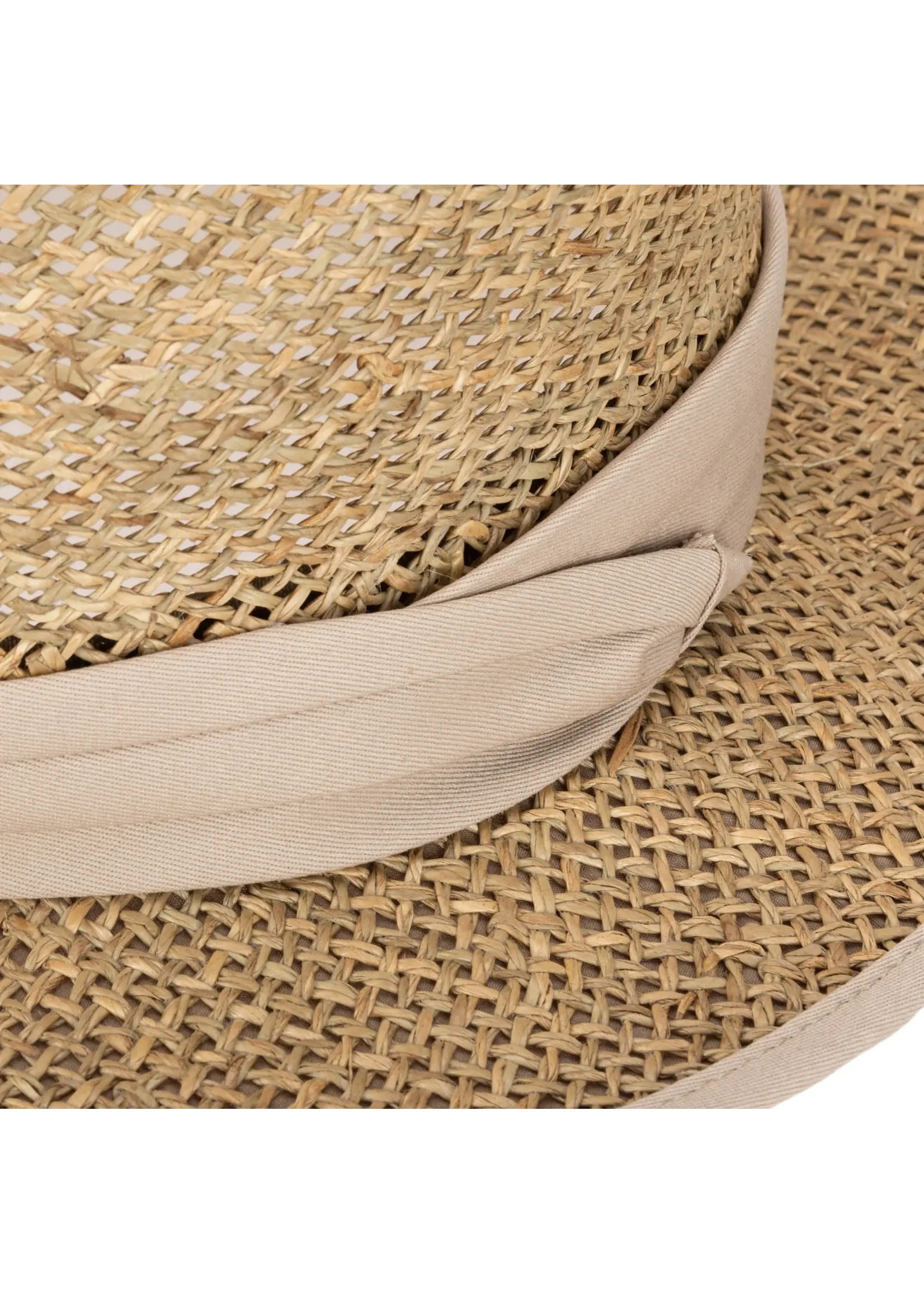 San Diego Hat Short Brim Seagrass Fedora SGF2037