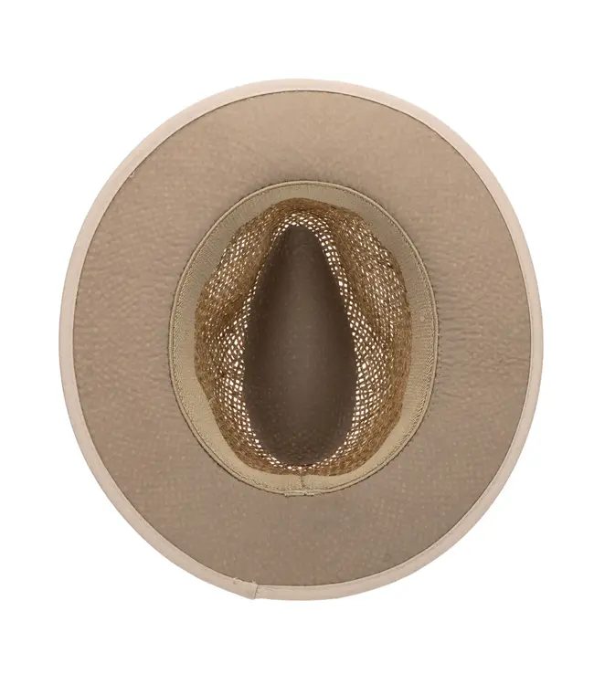 San Diego Hat Short Brim Seagrass Fedora SGF2037