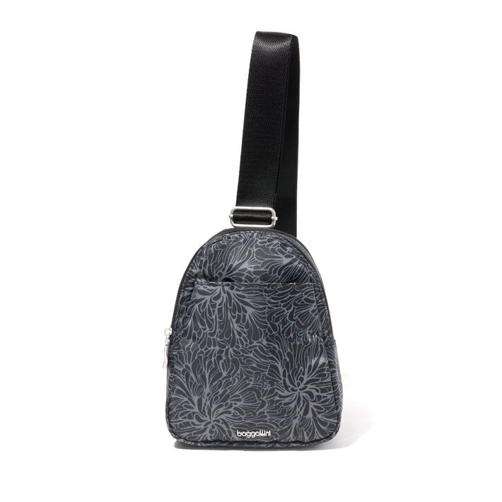 Baggallini Double Zip Mini Sling (ZSL883) - Lucha's Comfort Footwear