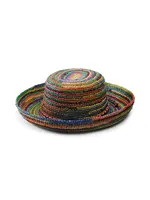 San Diego Hat RHL10 Womens Crotchet Raffia Hat