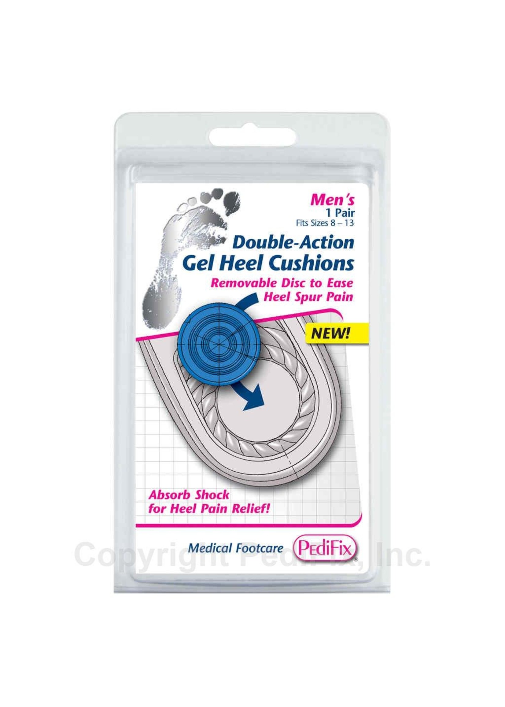 Pedifix Double-Action Gel  Heel Cushions P5040