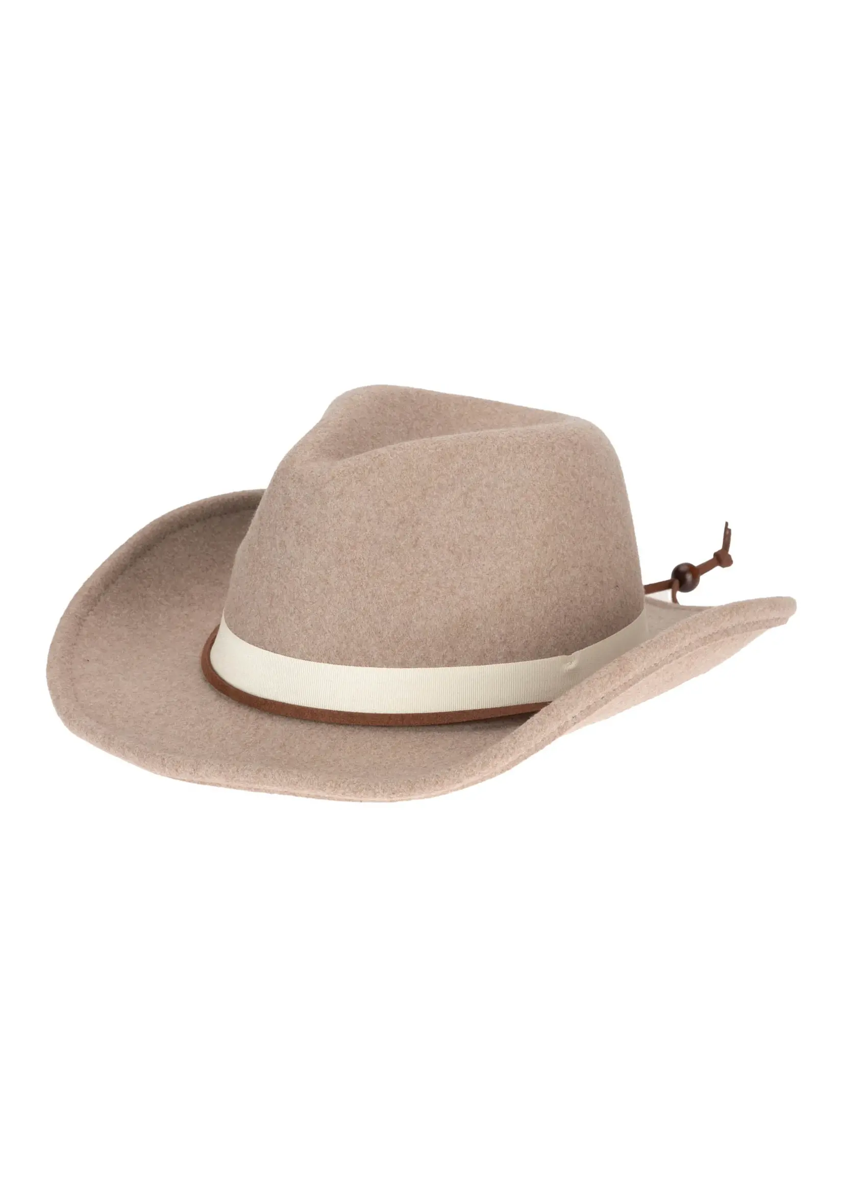 San Diego Hat Faux Felt Cowboy With Chin Cord