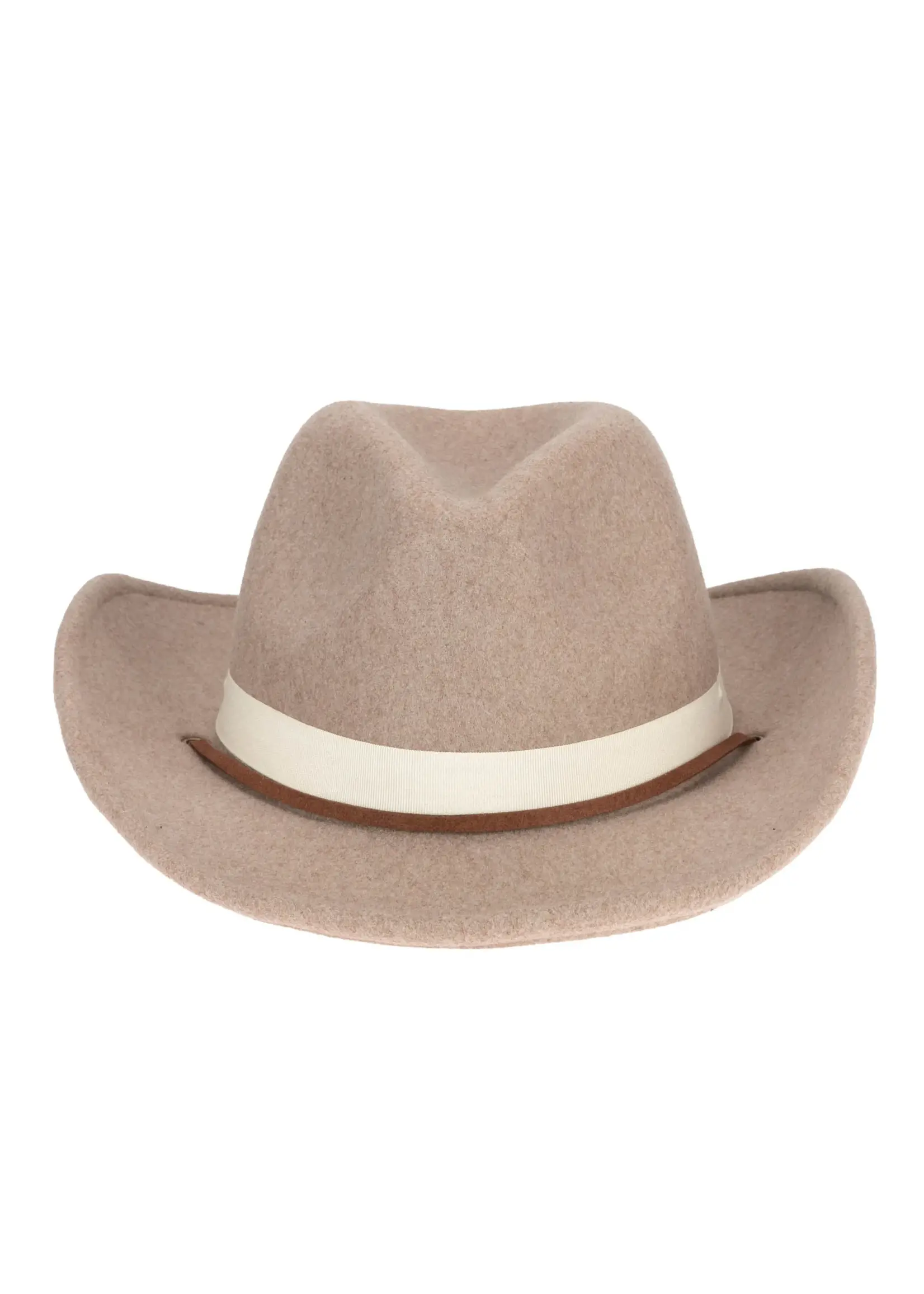 San Diego Hat Faux Felt Cowboy With Chin Cord