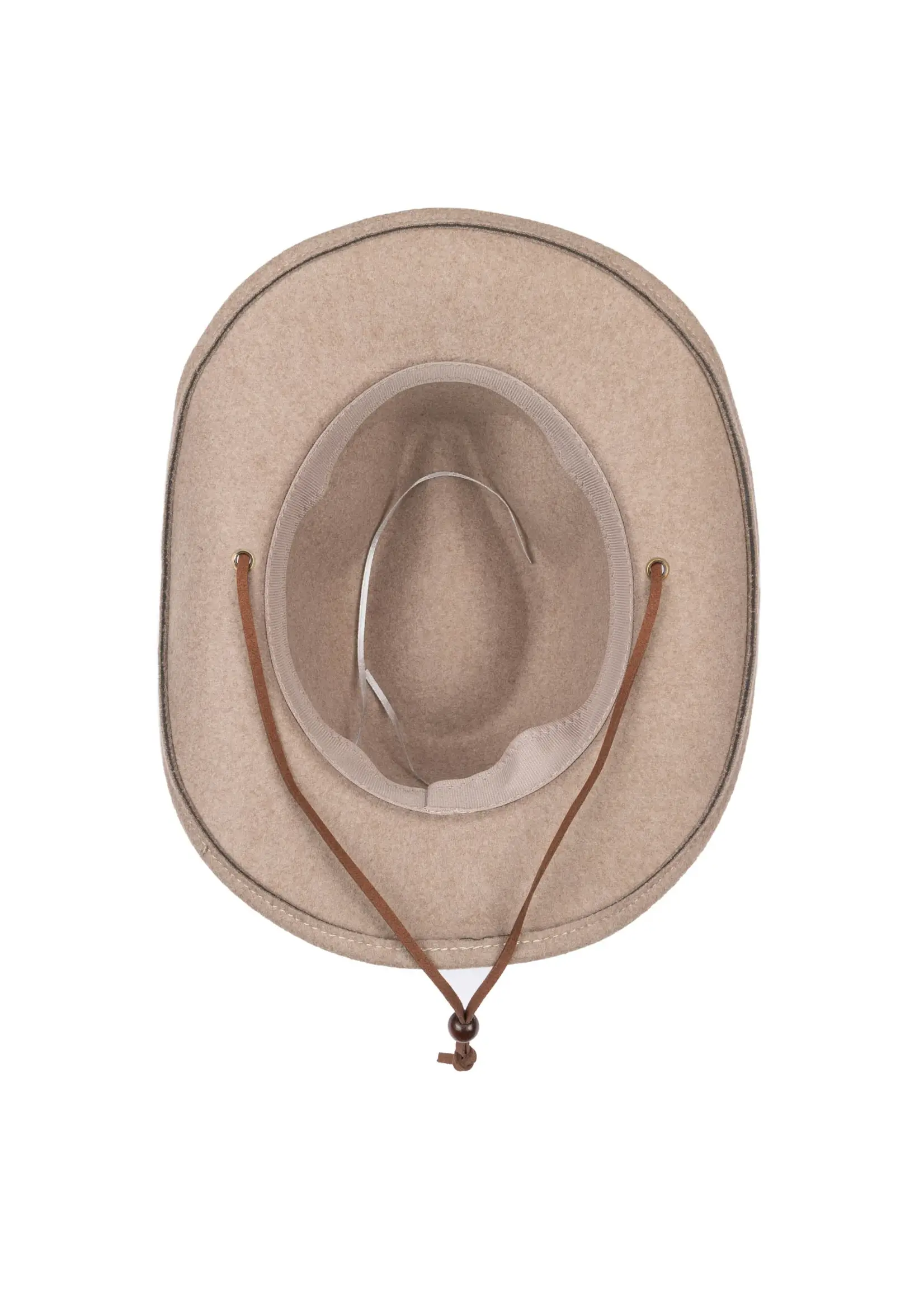 San Diego Hat Faux Felt Cowboy With Chin Cord