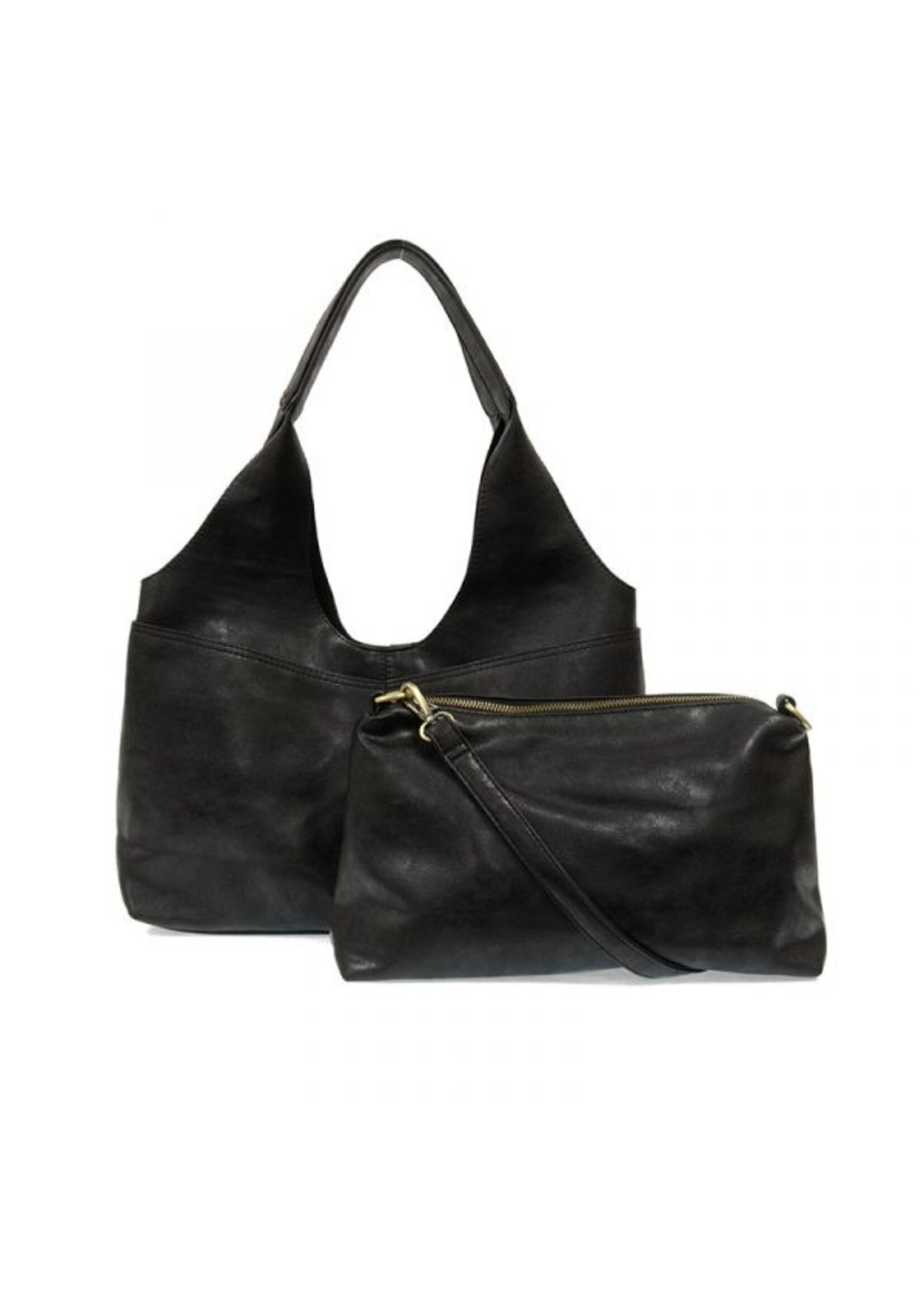 Joy Susan Val 4 Pocket Hobo Bag With Removable Crossbody