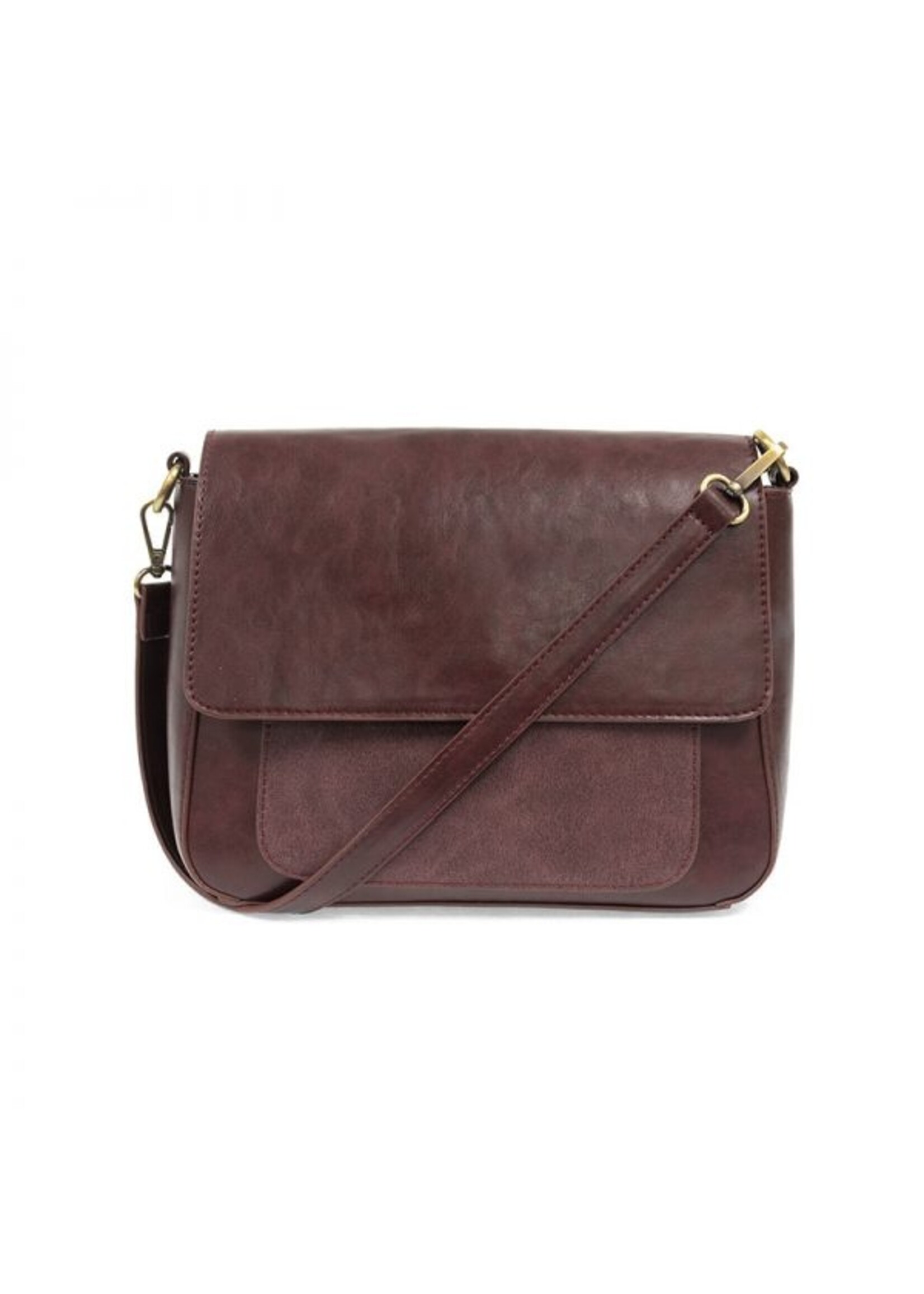 Joy Susan Lexie Convertible Shoulder Bag Suede Trim