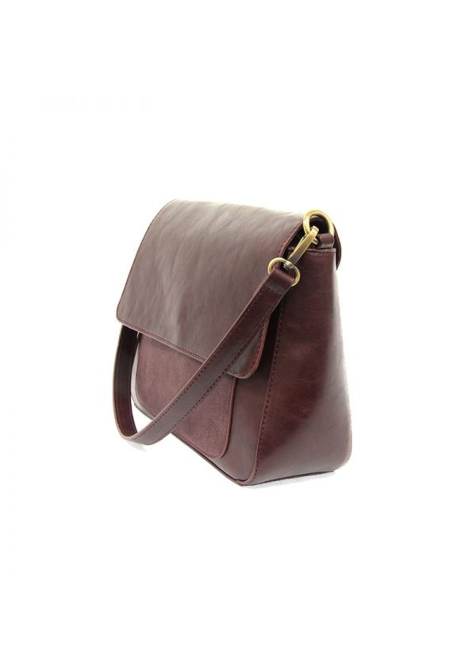 Joy Susan Lexie Convertible Shoulder Bag Suede Trim