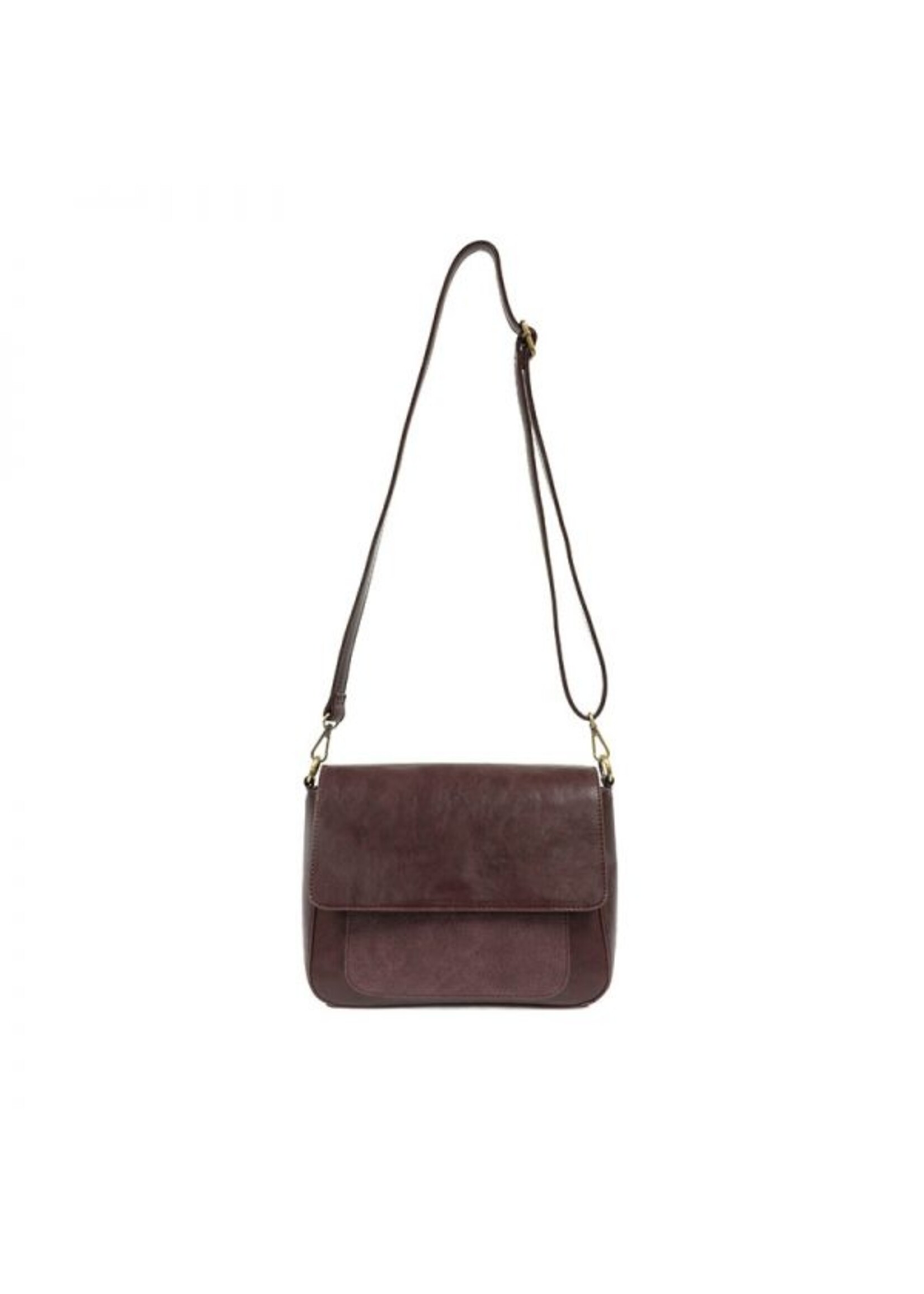 Joy Susan Lexie Convertible Shoulder Bag Suede Trim