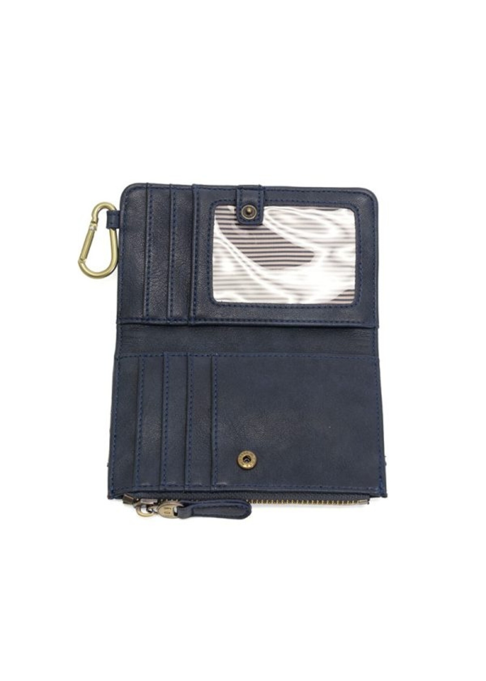 Joy Susan Bobbie Bifold Wallet With Carabiner