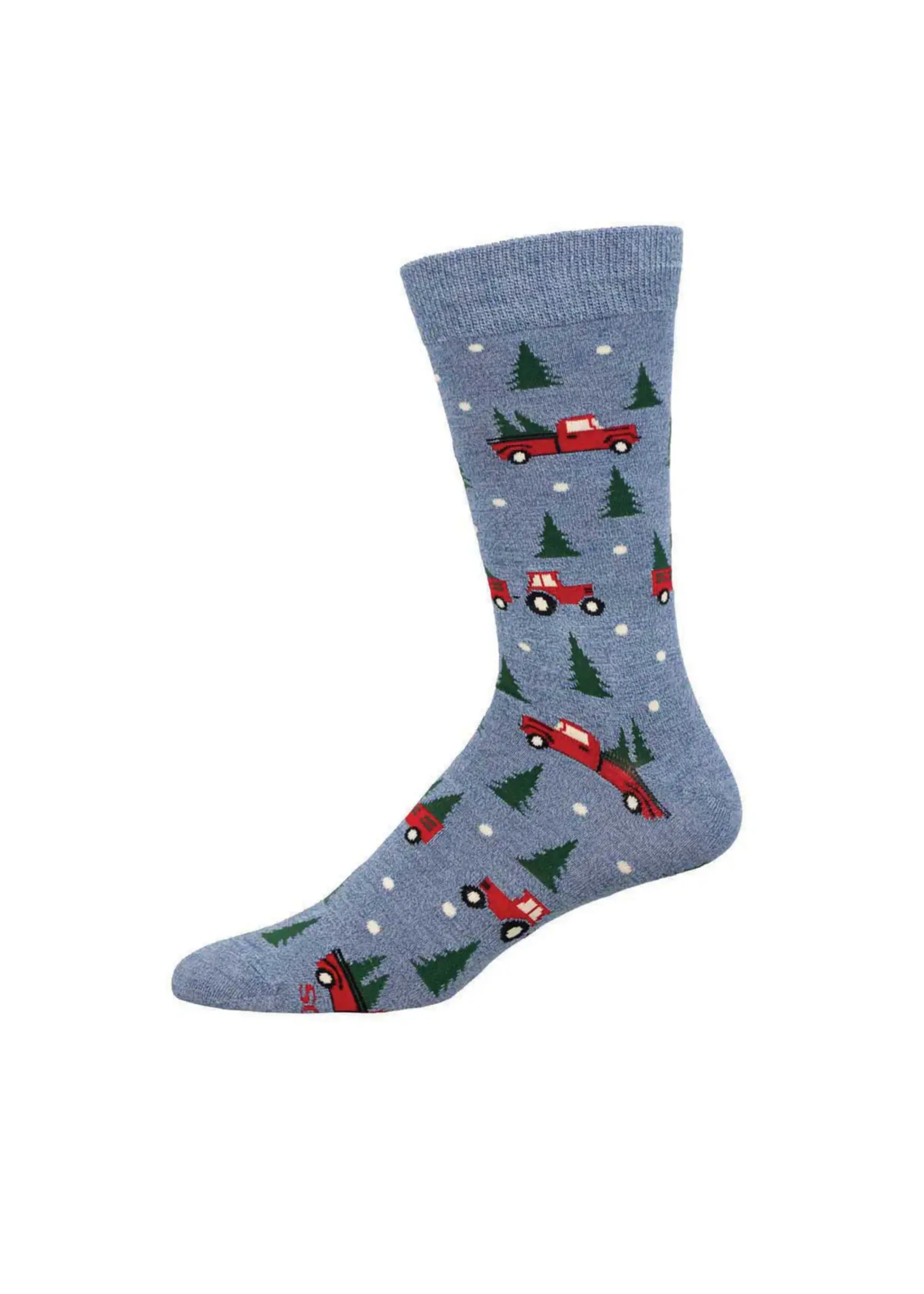 Socksmith Happy Holiydays Christmas Farm