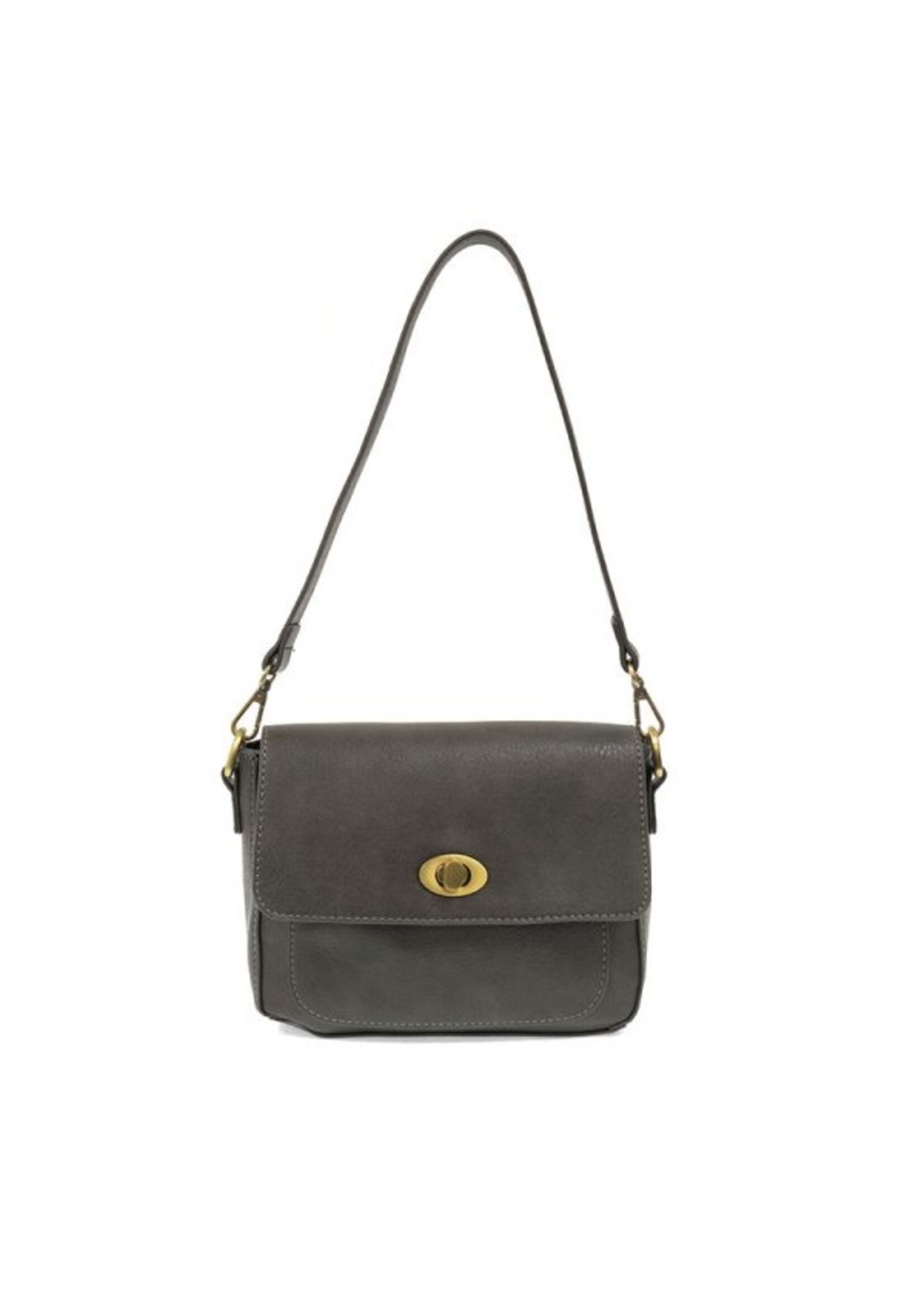 Joy Susan Vicky Small Convertible Turnlock Shoulder Bag