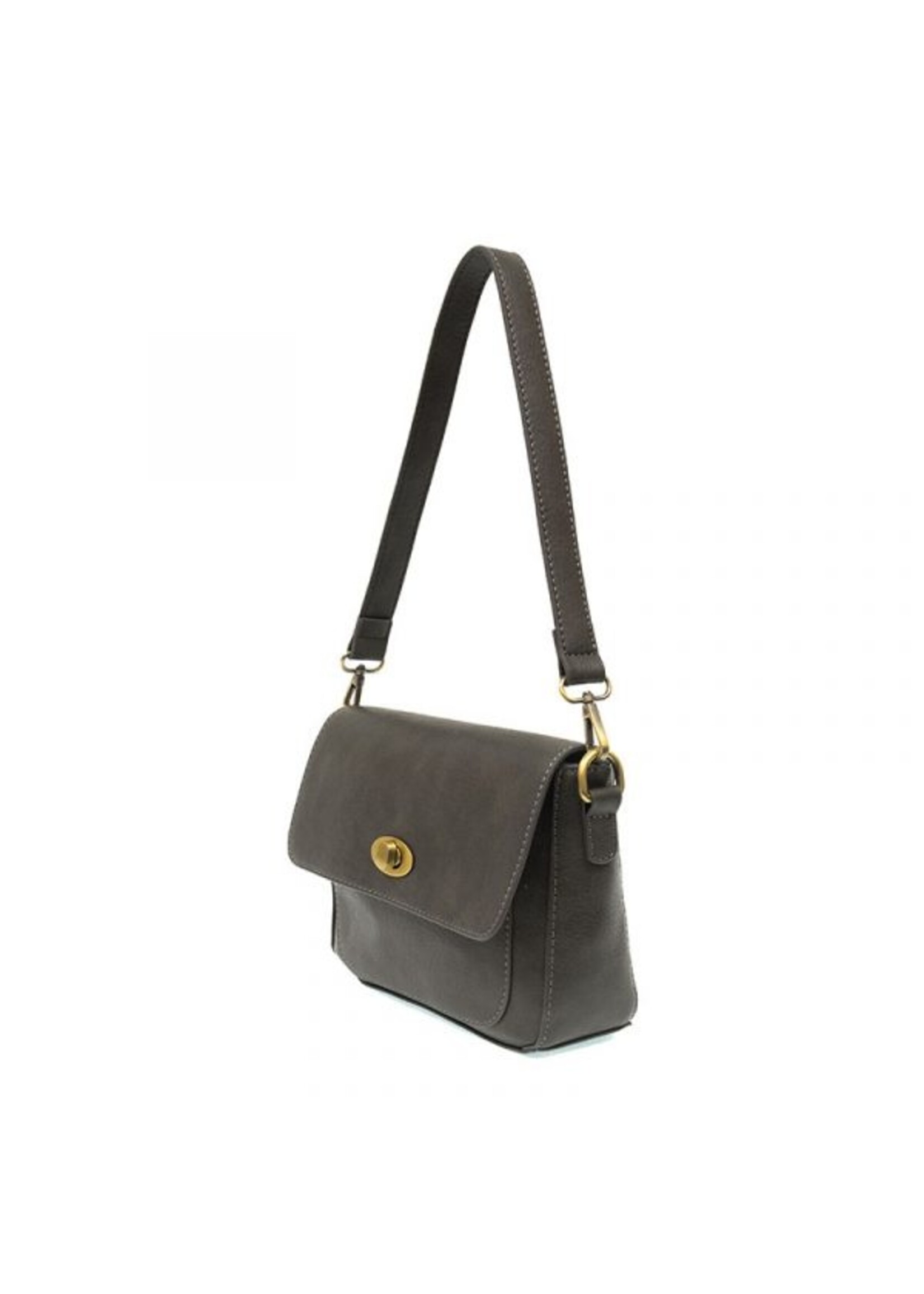 Joy Susan Vicky Small Convertible Turnlock Shoulder Bag