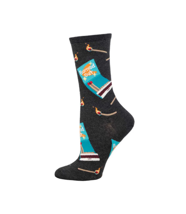 Socksmith Im Burned Out Yo WNC3400