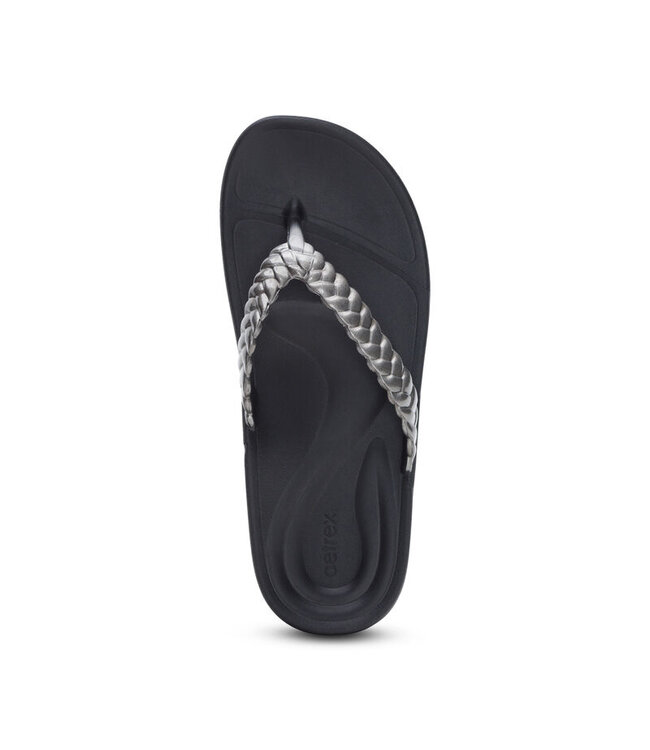 Aetrex Vicky Braided Thong