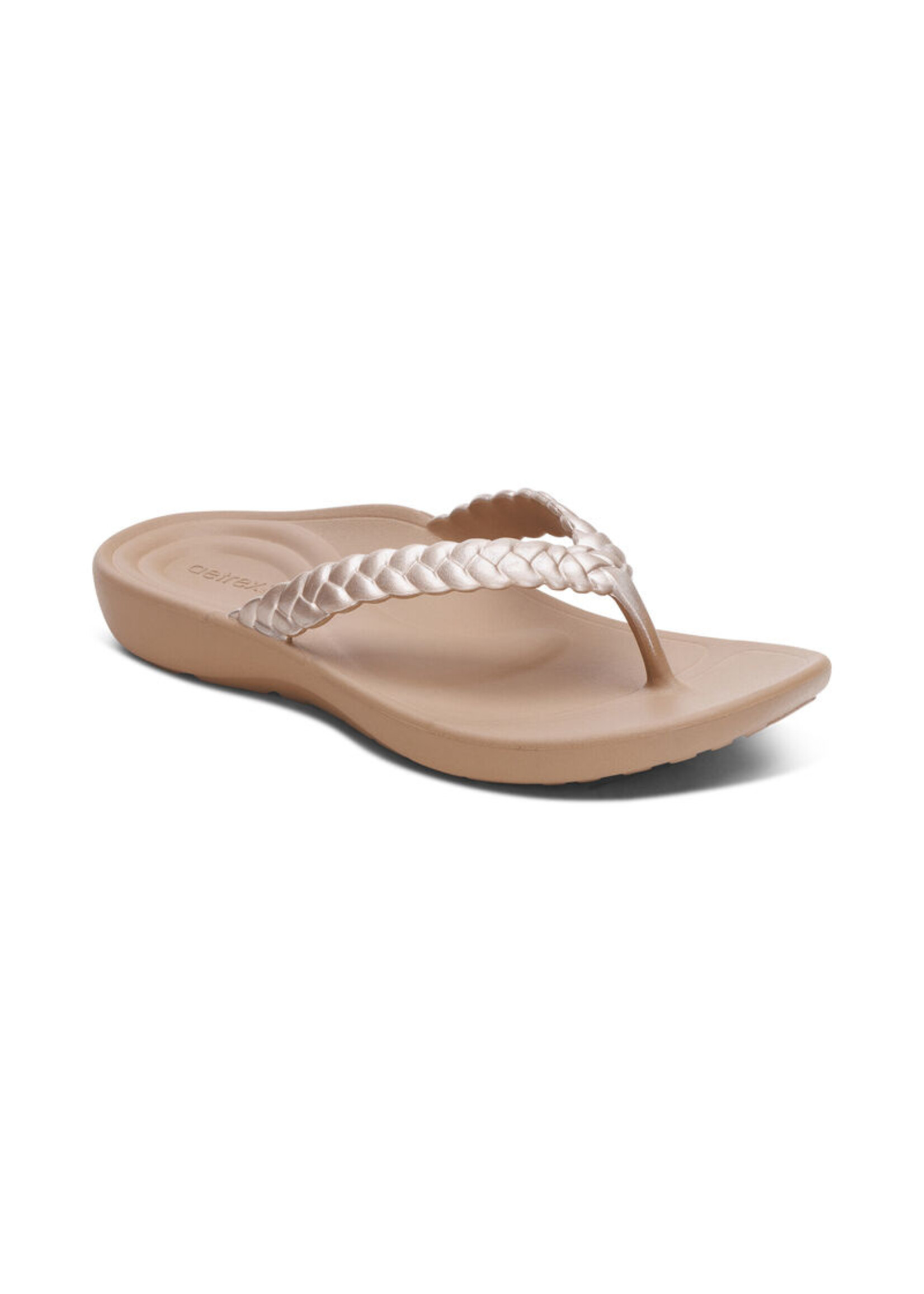 Aetrex Vicky Braided Thong
