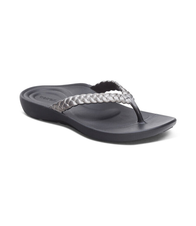 Aetrex Vicky Braided Thong