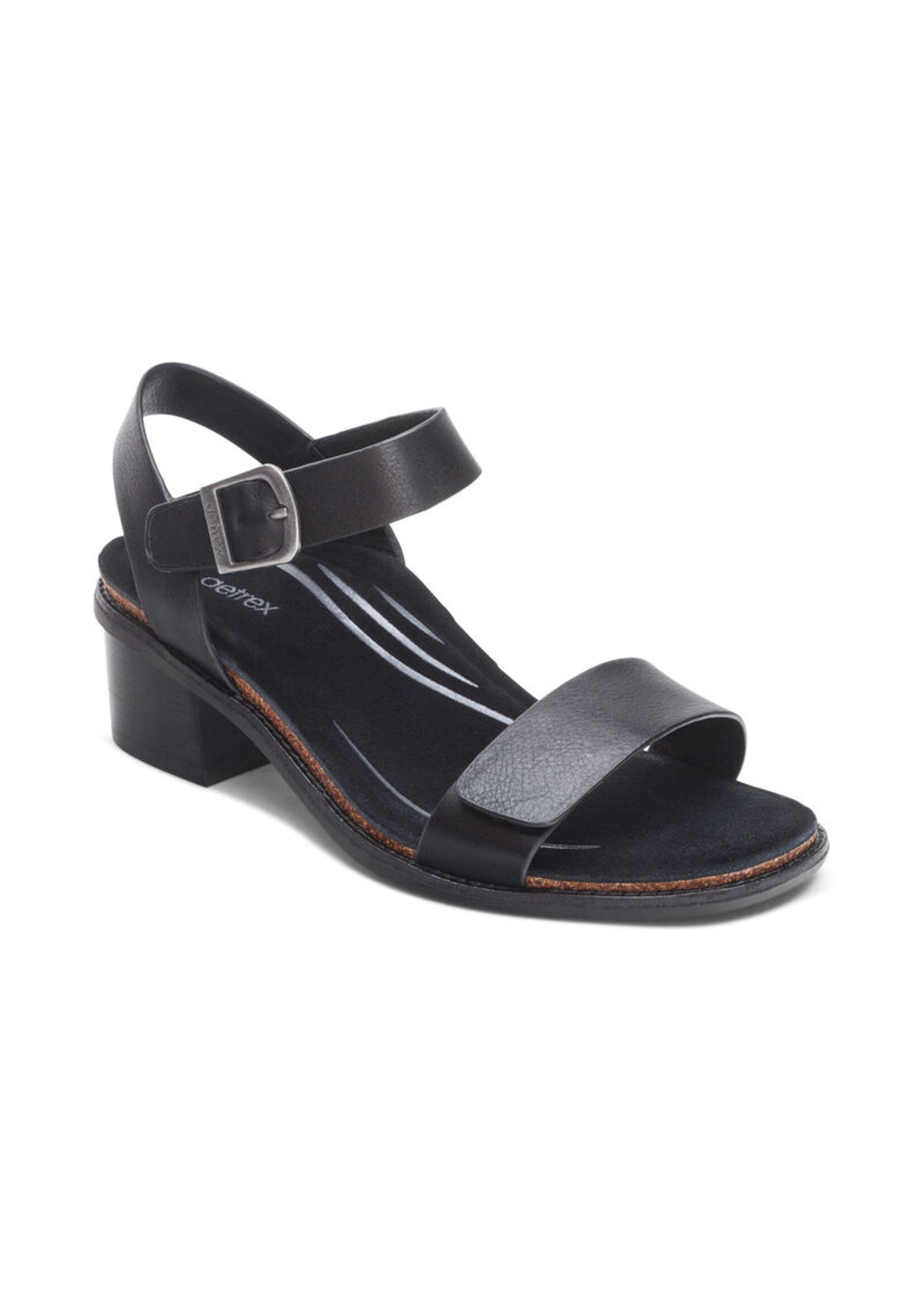 Aetrex Mae Strap Heel