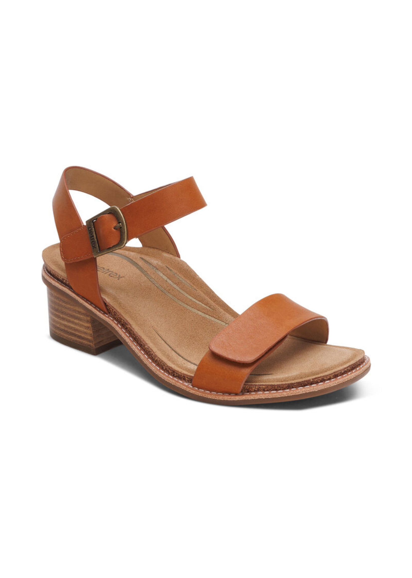 Aetrex Mae Strap Heel