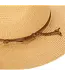 San Diego Hat Paperbraid Fedora With Faux Suede Looped Band