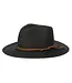 San Diego Hat Paperbraid Fedora With Faux Suede Looped Band