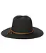 San Diego Hat Paperbraid Fedora With Faux Suede Looped Band