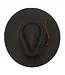 San Diego Hat Paperbraid Fedora With Faux Suede Looped Band