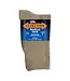 Extra Wide Sock Company Medical Sock Crew Leng Inverted Toe Tan Seam Small