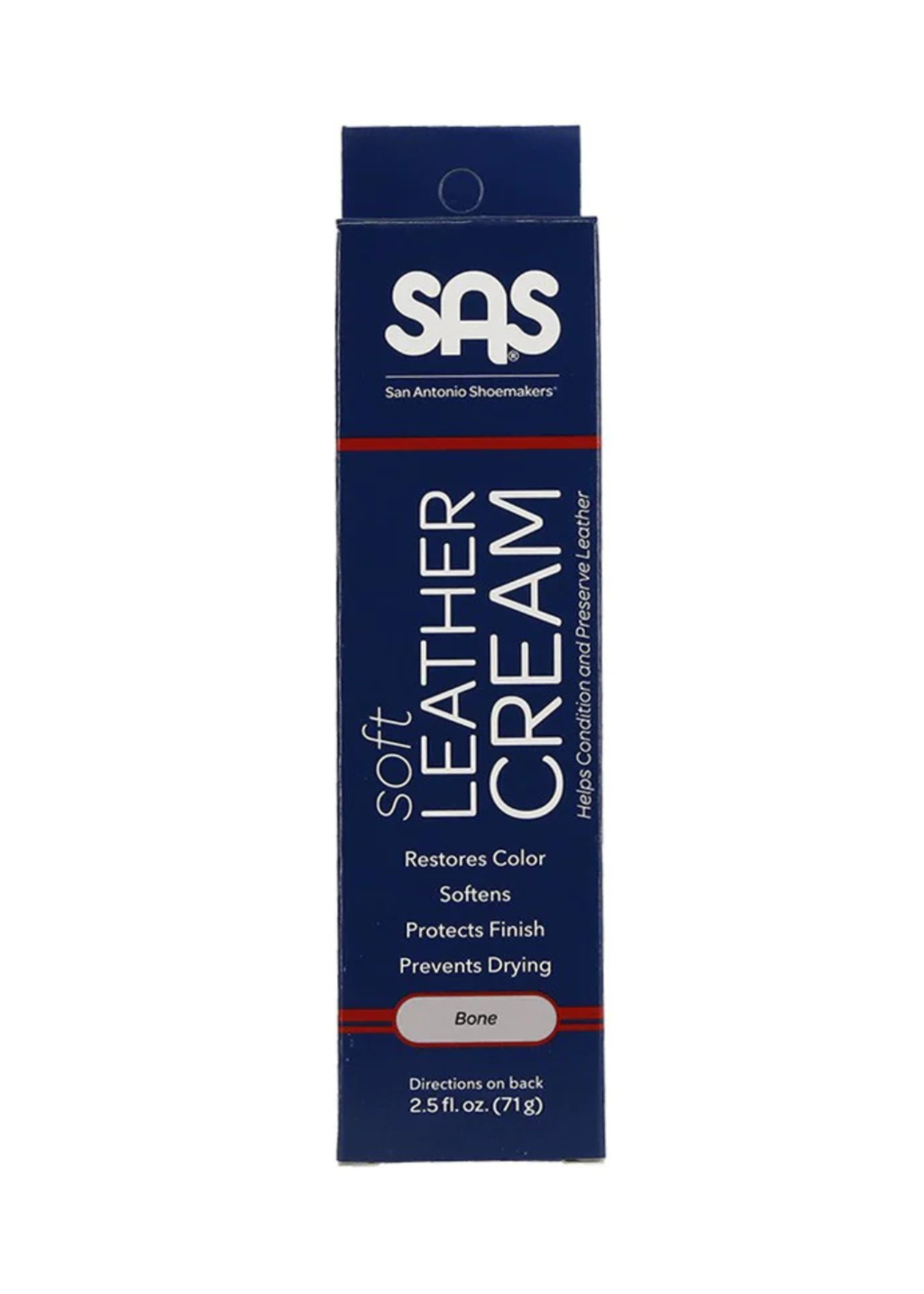 SAS Soft Leather Cream  2.5 OZ