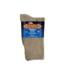 Extra Wide Sock Company Medical Sock Crew Leng Inverted Toe Tan Seam Small