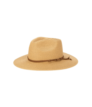 San Diego Hat Paperbraid Fedora With Faux Suede Looped Band