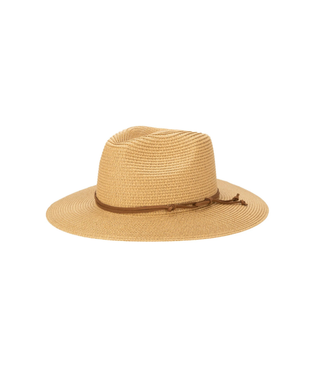 San Diego Hat Paperbraid Fedora With Faux Suede Looped Band